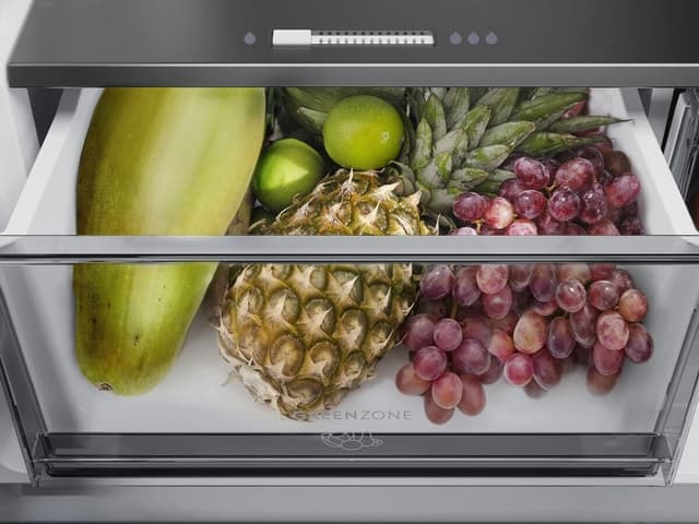 Forseglet grøntsagsskuffe med fugtkontrol