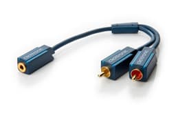 3,5 mm AUX til RCA-adapterkabel, stereo