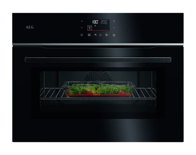 AEG Serie 6000 Kompaktovn med mikro TK6NK40PB (sort)