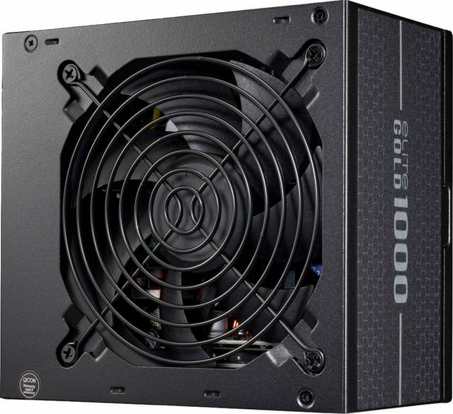 Cooler Master Elite Gold FM 1000W strømforsyning (sort)