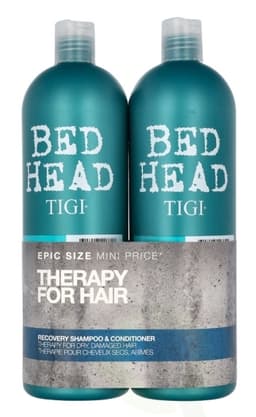 TIGI Bh Recovery Tween Set 1500 ml Shampoo 750ml/Conditioner 750ml - Rehab For Dry, Damaged Hair