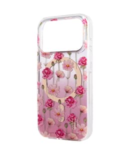 Mirror Case iPhone 16 Rose Blush Floral