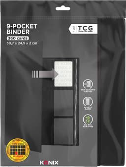 Konix TCG samleperm (9 lommer)
