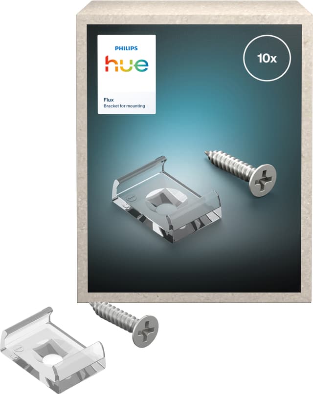 Philips Hue Flux lysstribe SL beslagsklemmer (10 stk)