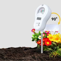 6 i 1 jordmåler lys fugtighed pH fertilitet temperatur luftfugtighed måling værktøj