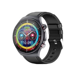 Edistyksellinen AMOLED EKG -älykello verensokerin ja kehonkoostumuksen seurannalla Musta