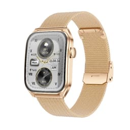 Monitoiminen älykello AMOLED-näytöllä, Bluetooth-puheluilla ja terveyden seurannalla Vaaleanpunainen