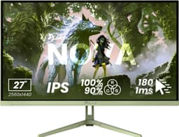 Arozzi Nova QHD | IPS | 180 Hz | 27" gamingskärm (skogsgrön)