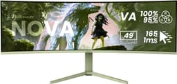 Arozzi Nova UWQHD | VA | 165 Hz | 49" gaming-skærm (skovgrøn)