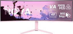 Arozzi Nova UWQHD | VA | 165 Hz | 49" gamingskjerm (rosa)