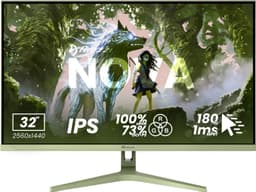 Arozzi Nova QHD | IPS | 180 Hz | 32" gamingskjerm (skogsgrønn)