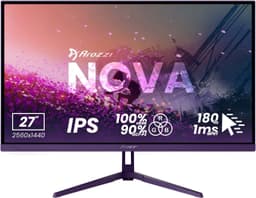 Arozzi Nova QHD | IPS | 180 Hz | 27" gamingskärm (lila)