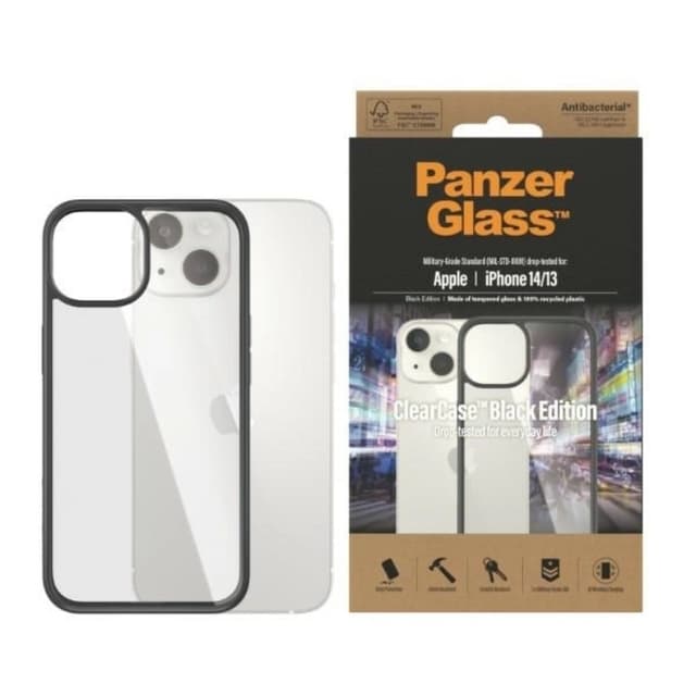 PanzerGlass Mobilskal till iPhone 13/14/15 Antibacterial - Transparent