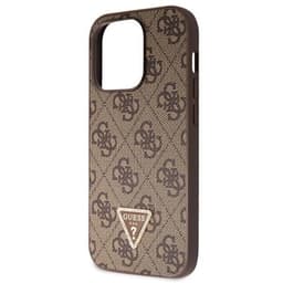 Guess Mobilskal till iPhone 13 Pro Crossbody Metall Logo - Brun