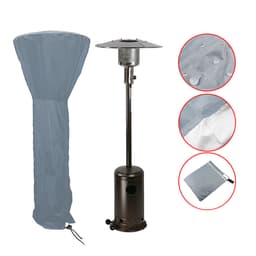 Vedenpitävä puutarhapation lämmittimen kansi Harmaa XL