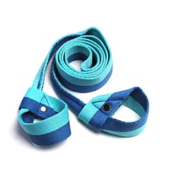 Justerbar Yogamatta Rem - Bärbar Sling för Alla Storlekar Mattor Blå