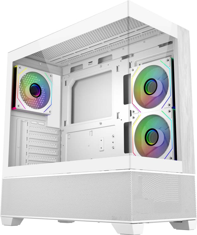 Cooler Master Elite 690 PC-kotelo (valkoinen puu)