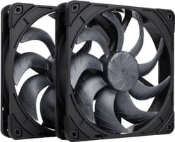 Noctua NF-A14x25 G2 140mm PWM Sx2-PP blæser (2-pak, sort)