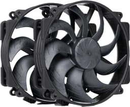 Noctua NF-A14x25r G2 140mm PWM Sx2-PP blæser (2-pak, sort)