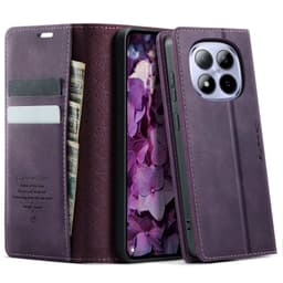 CASEME Plånboksfodral till Xiaomi Redmi Note 15 Pro 5G - Coffee