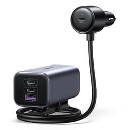 UGREEN 150W Billaddare 3 USB-C + 1 USB-A Snabbladdning med Förlängningskabel