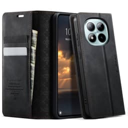 CASEME Plånboksfodral Xiaomi Poco M8 Pro 5G / Xiaomi Redmi Note 15 Pro+ 5G - Svart