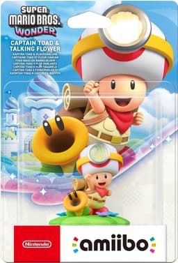 Nintendo Amiibo hahmo - Super Mario Collection - Captain Toad & Talking Flower