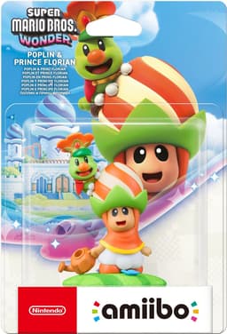 Nintendo Amiibo karaktär - Super Mario Collection - Poplin & Prince Florian