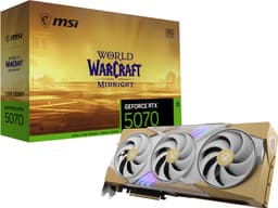 MSI GeForce RTX 5070 WoW 12GB grafikkort (Midnight Light)