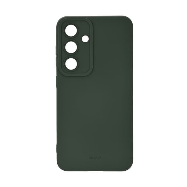 Cover med Silikone Feel Olive Green - Samsung Galaxy S26