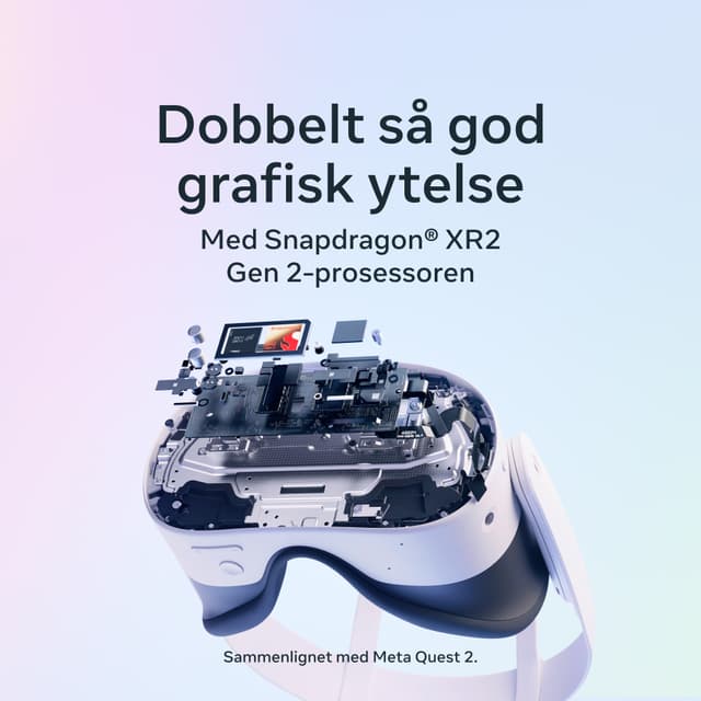 Meta Quest 3S VR-briller (128 GB) - Elkjøp