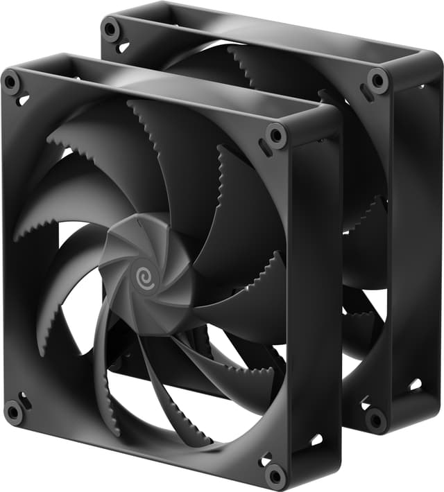 HAVN H18 180 mm fläkt (svart, 2-pack)