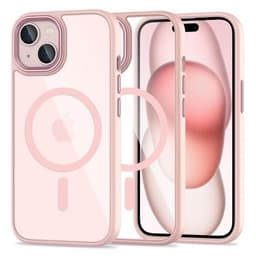 Tech-Protect Mobilskal till iPhone 15 Magsafe Magmat - Clear/Rosa