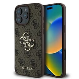 Guess Mobilskal till iPhone 16 Pro 4G Big Logo - Brun