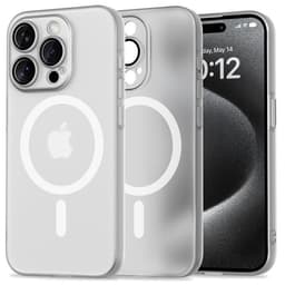 Tech-Protect Mobilskal till iPhone 15 Pro Magsafe Magslim - Matt Vit
