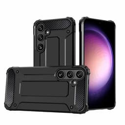 Mobilskal till Galaxy S24 FE Hybrid Armor - Svart
