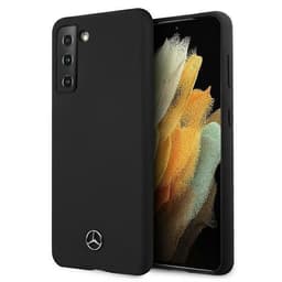 Mercedes Telefontaske Galaxy S21 Plus Silikone Line - Sort