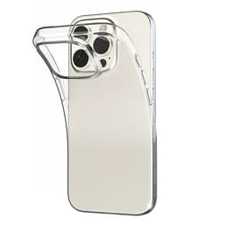Puro Telefontaske til iPhone 16 Pro Silikone 03 Nude - Gennemsigtig