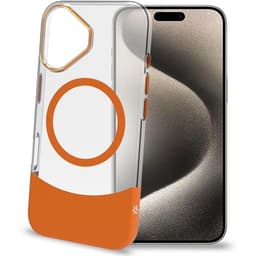 Celly Mobilskal till iPhone 16 MagSafe Magdual - Orange