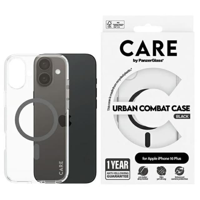 CARE By PanzerGlass iPhone 16 Plus Mobilskal MagSafe Flagship