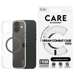 CARE By PanzerGlass iPhone 16 Plus Mobilskal MagSafe Flagship - Svart