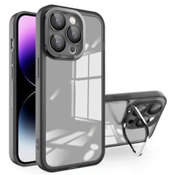 Mobilskal till iPhone 15 Plus Electroplating Kickstand - Svart