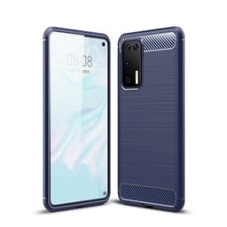 Carbon Fiber mobilskal till Huawei P40 - Blå