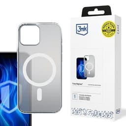 3MK Mobilskal till iPhone 15 Plus MagSafe Frosty - Vit