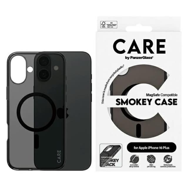 CARE By PanzerGlass iPhone 16 Plus Mobilskal MagSafe - Smokey