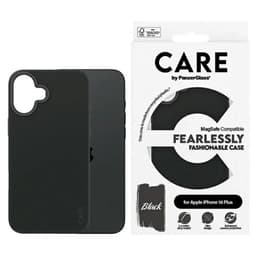 CARE By PanzerGlass Telefontaske til iPhone 16 Plus MagSafe Fashion - Sort