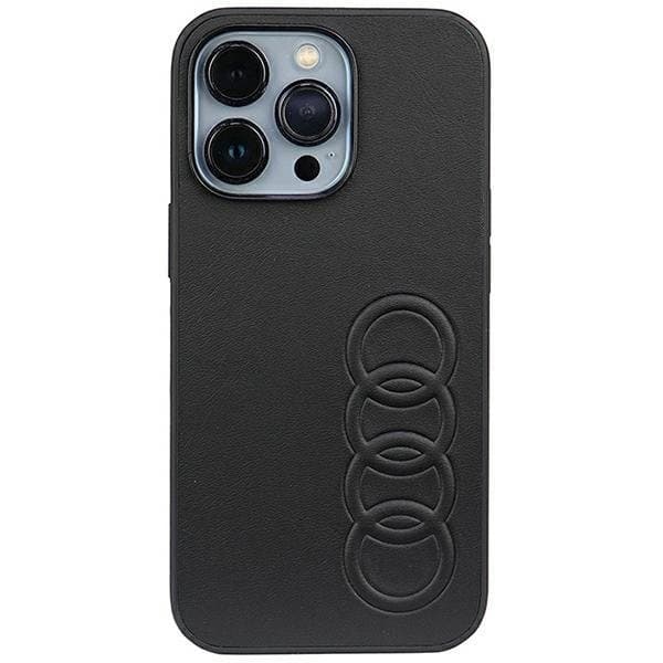 Audi Mobilskal till iPhone 13 Pro/13 Synthetic Läder - Svart