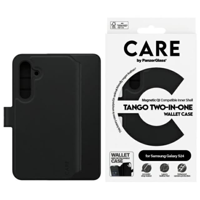 CARE By PanzerGlass Galaxy S24 Punge Etui Tango 2in1 - Sort