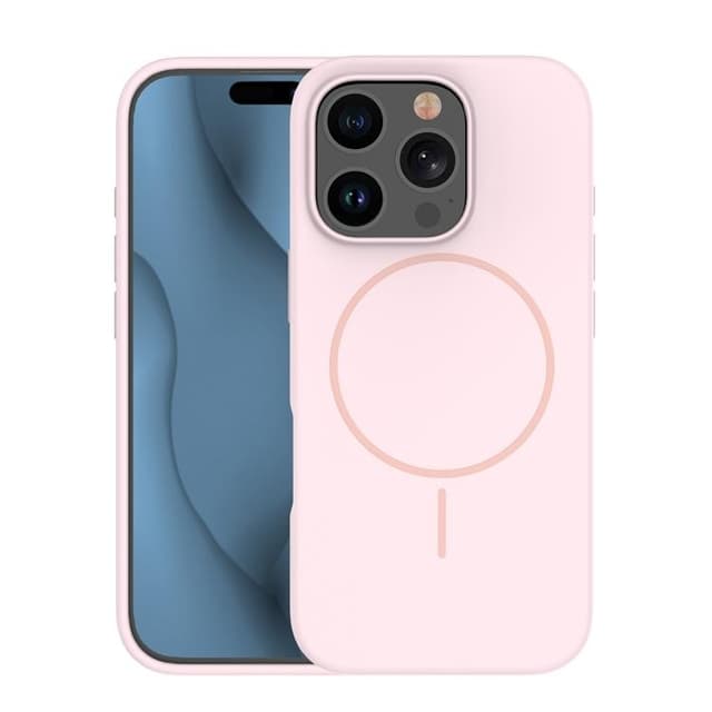 Mobilskal till iPhone 12/12 Pro MagSafe Silikon Thin - Ljusrosa