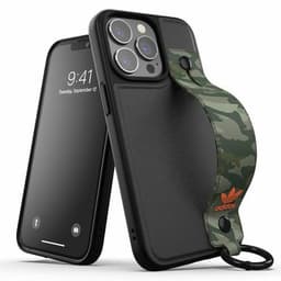 Adidas Mobilskal till iPhone 13 Pro OR Hand Strap - Svart/Grön